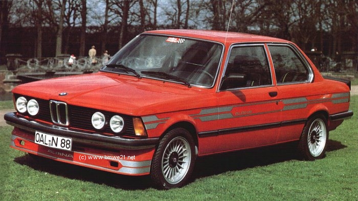 The early E21 Alpinas model designation A had Alpina 02series based 4 