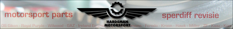 Hardeman Motorsport for limited slip diff overhauls, race & rally parts and are distributor of GAZ, OS Giken, Ireland Engineering and Royal Purple lubricants.
